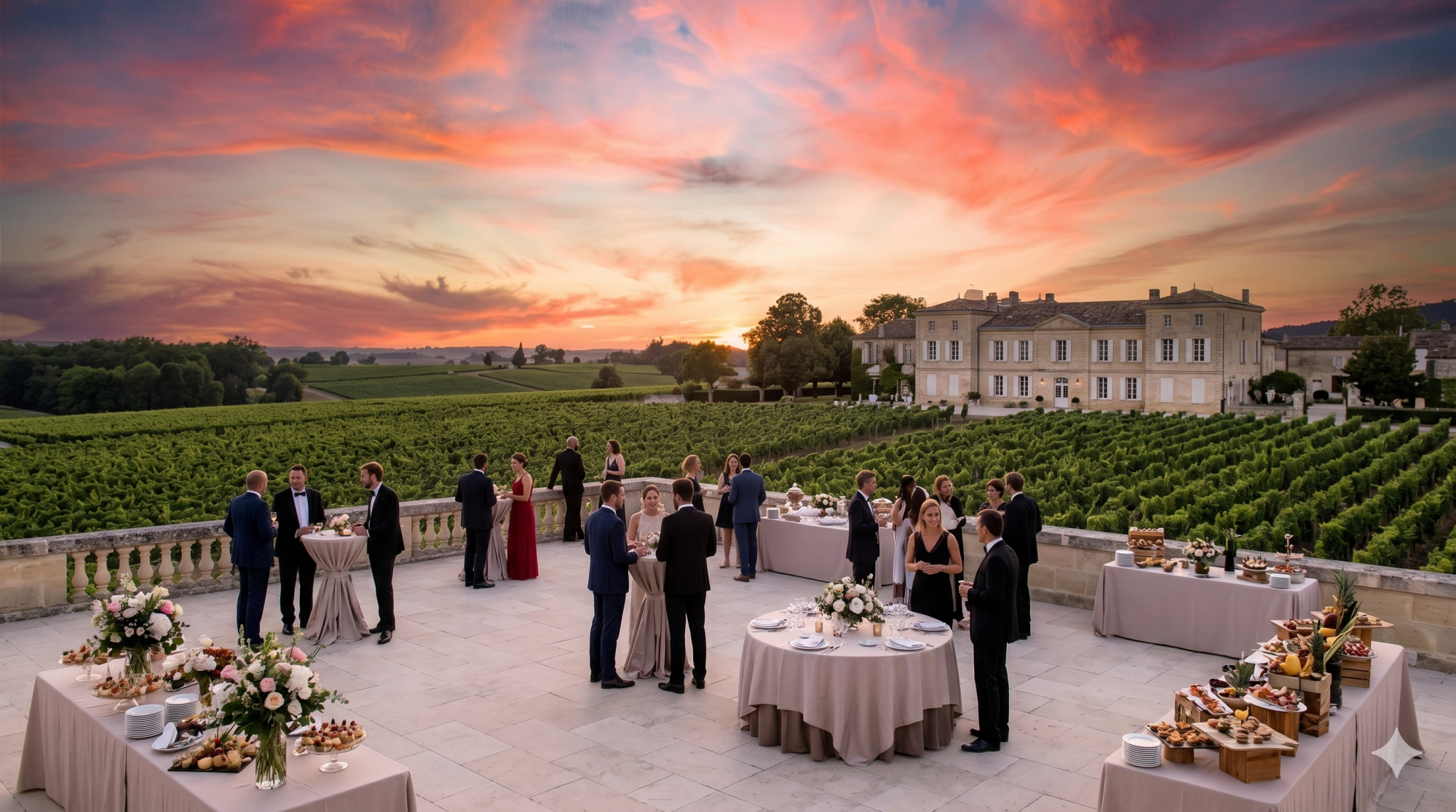 Réalisations traiteur Le Nectar — Mariages et événements à Libourne et Saint-Émilion
