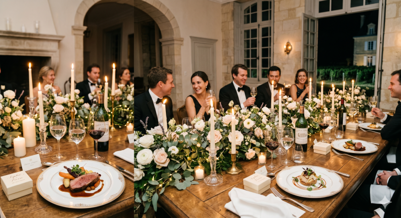 Traiteur mariage Libourne - Décoration et repas de mariage par Le Nectar.