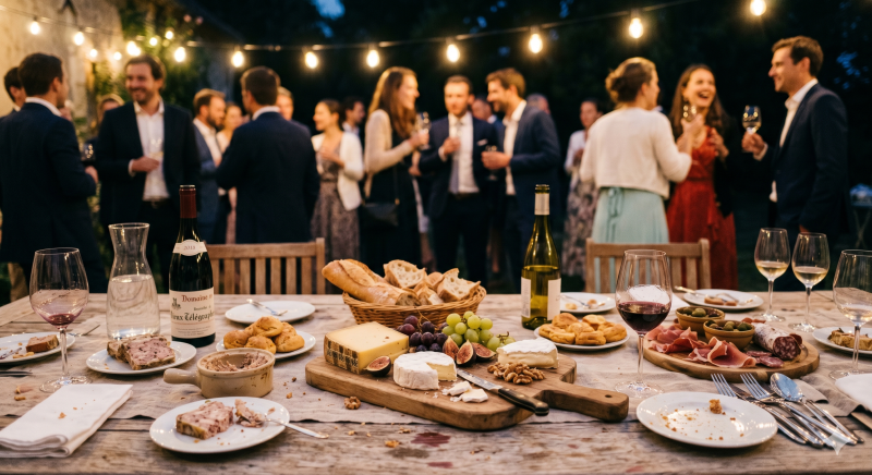 Cocktail dînatoire et buffet fête privée à Libourne par Le Nectar Traiteur