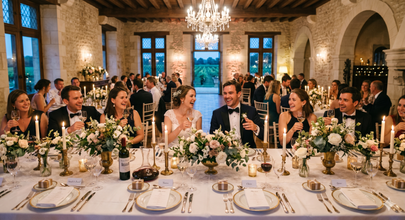 Traiteur mariage Libourne - Réception de mariage dans un château par Le Nectar